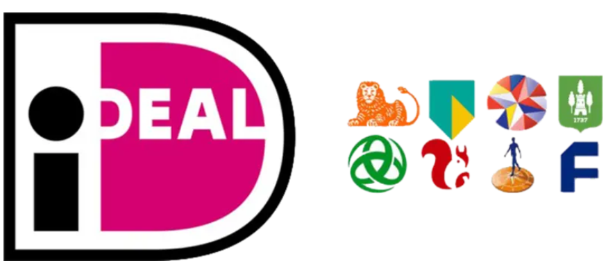 ideal logo en enkele logo's van deelnemende  banken