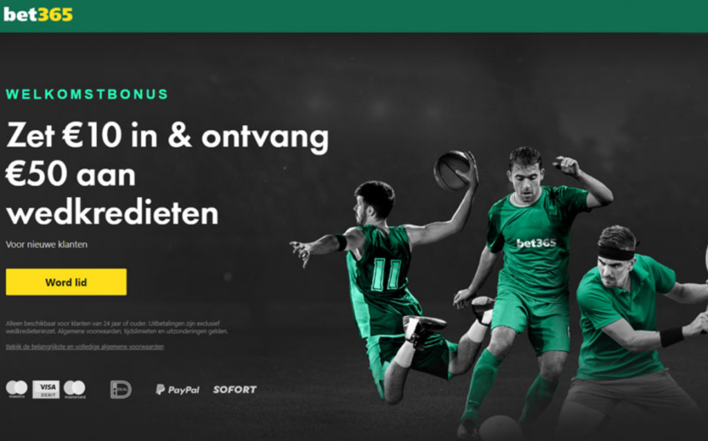 Welkomstbonus bet365 sportweddenschappen